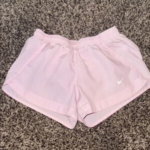 Nike Girls Light Pink Athletic Shorts